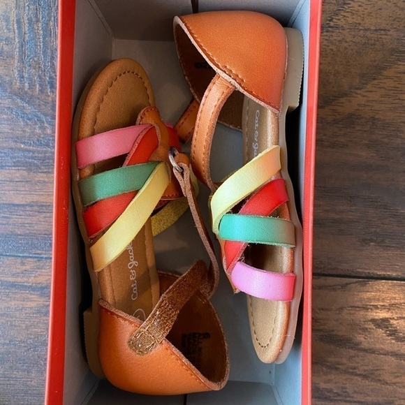 Cat & Jack Girls Sandals, Tan Color, Size 6 - Picture 7 of 11